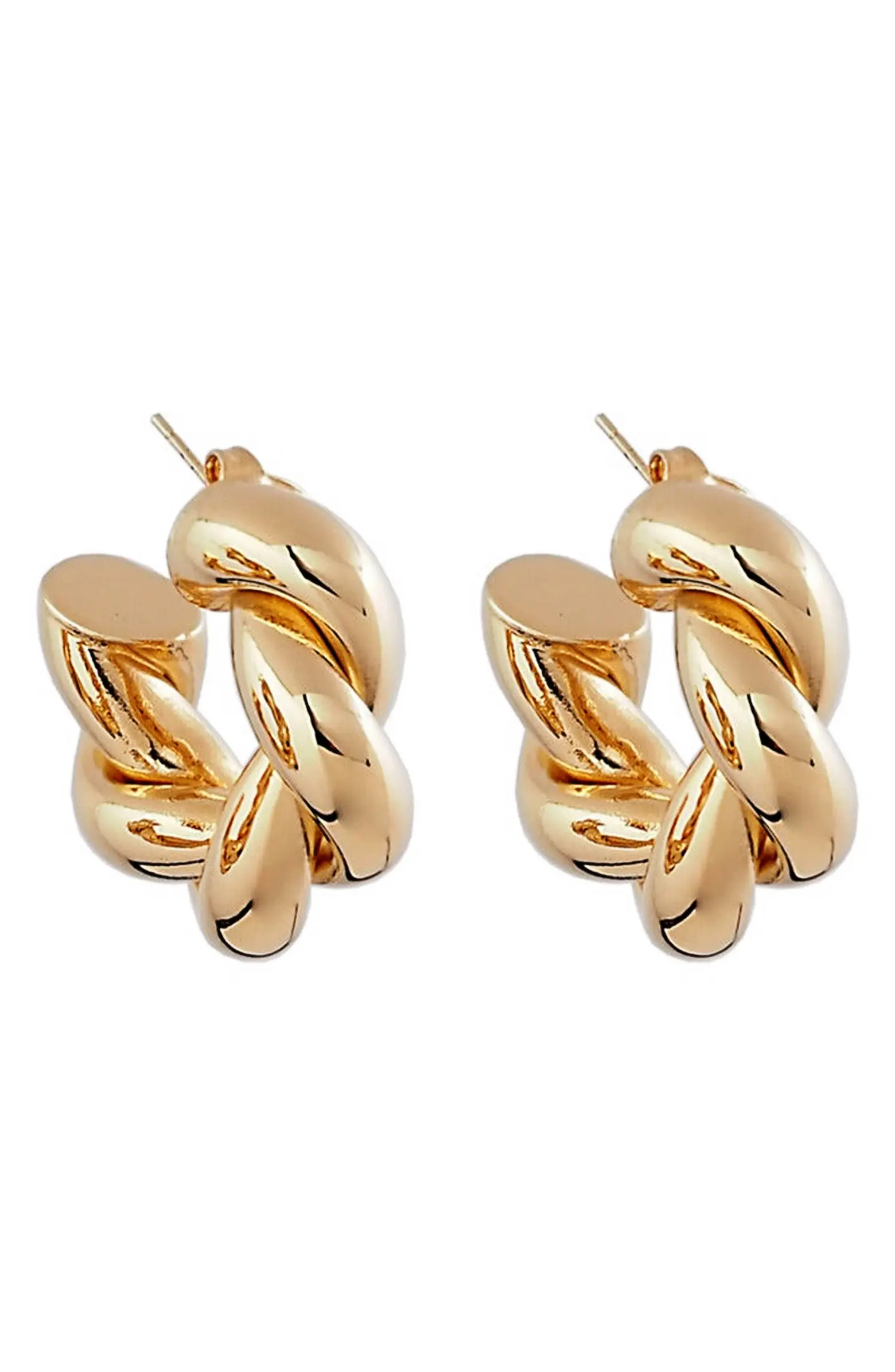 Martha Calvo Mini Rope Hoop Earrings | Nordstrom | Nordstrom