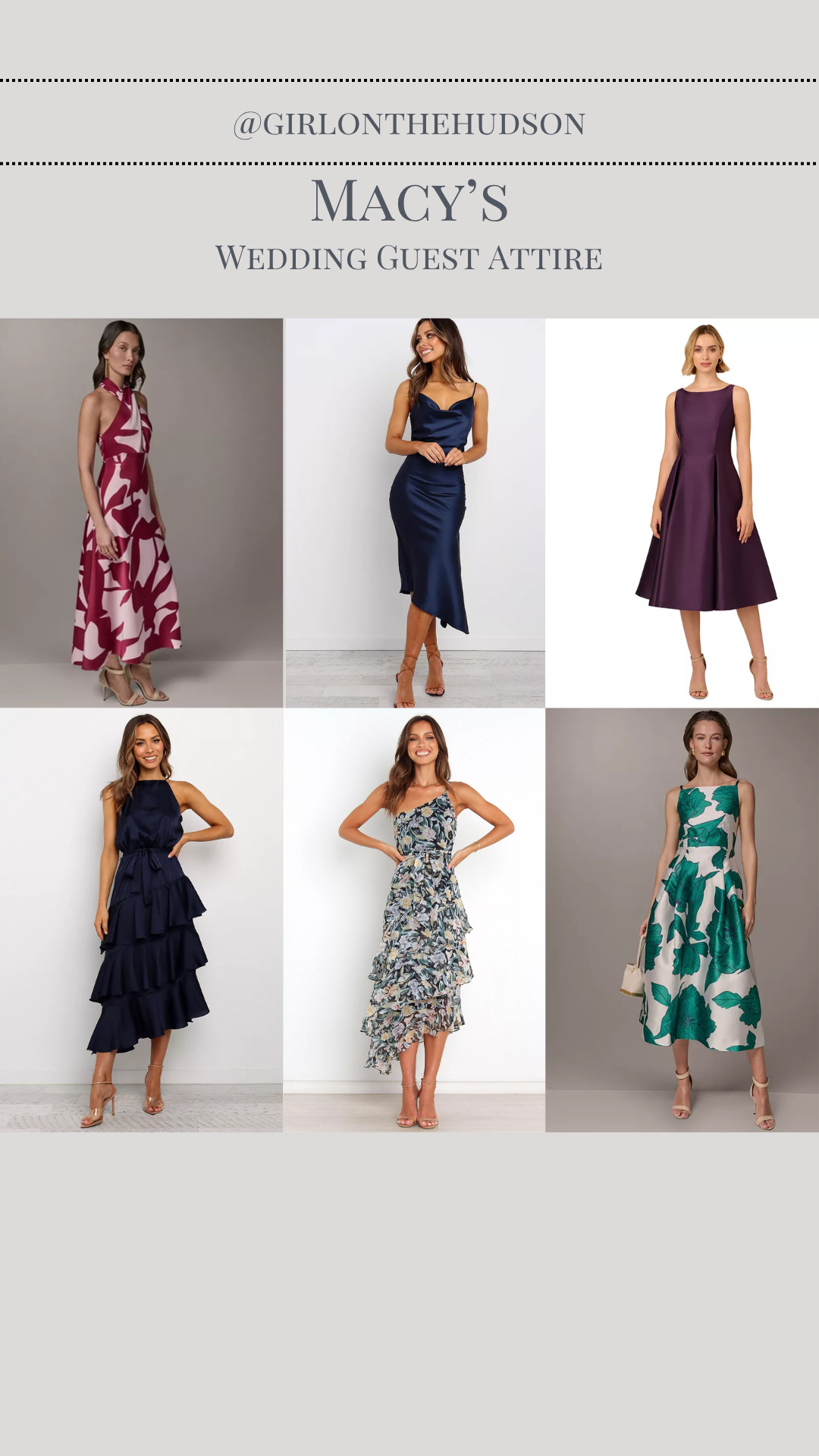 Wedding season is just around the corner and I found some of the prettiest cocktail dresses from Macy's! Linking my favorites (love some of these floral prints!!!)

wedding guest, wedding dress wedding attire, summer wedding, fall wedding, wedding season, cocktail party

#macysstylecrew #macyspartner #wedding 

 #LTKdayinmylife #LTKootd #LTKSeasonal