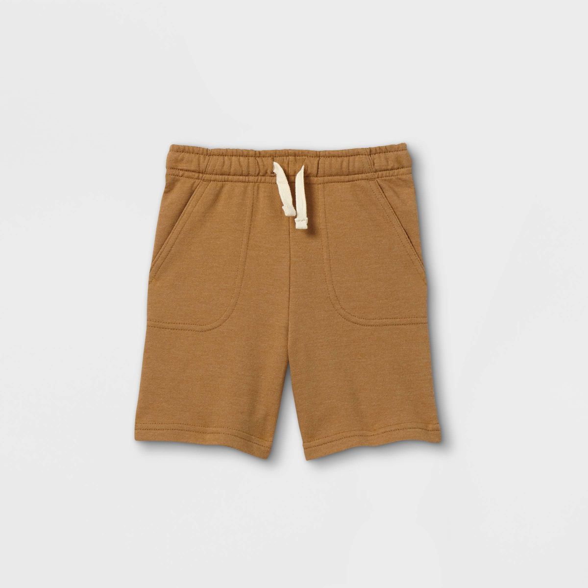 Toddler Boys' Knit Pull-On Above Knee Shorts - Cat & Jack™ Brown 2T | Target