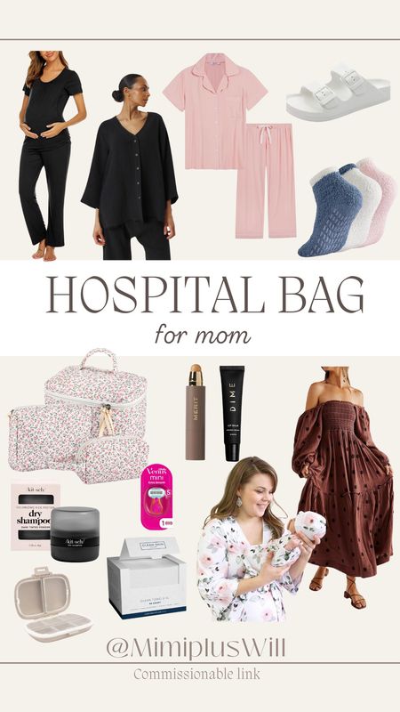 What I’m bringing to the hospital as a first time mom!! 

Toiletry bags with shampoo, conditioner, face wash, vitamins, a razor + more essentials) 
Merit minimal makeup 
Dime Beauty lip balm
Kitsch dry shampoo
Nonskid socks 
Birkenstock shower shoes 
Amazon pajamas sets 
Nothing Fits But lounge set 
Going home dress 
Caden Lane robe  

#HospitalBag 


#LTKFamily #LTKBaby #LTKFindsUnder50