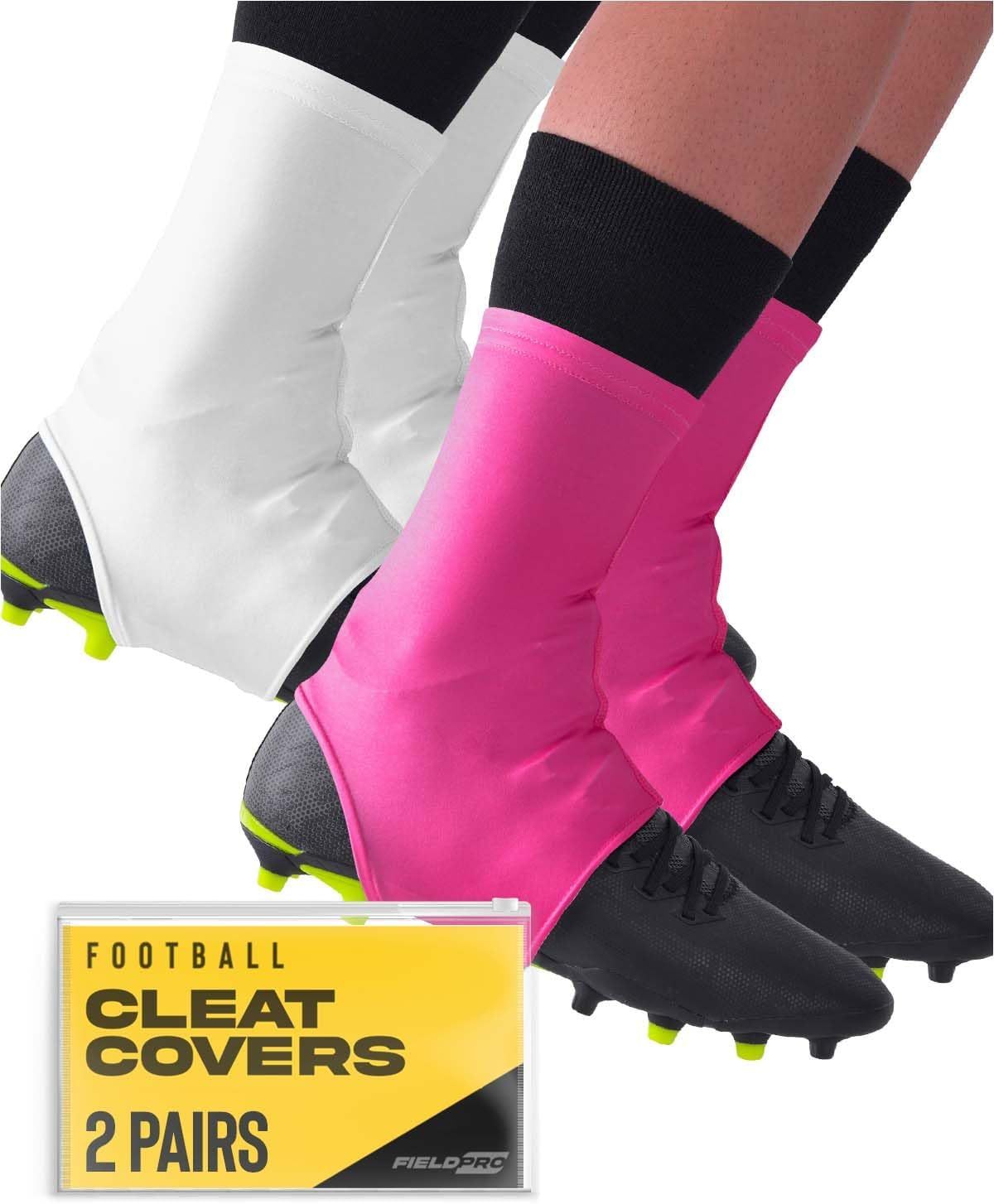 FieldPro Spats Football Cleat Covers - 2 Pairs Football Spats for Cleats | Cleat Spats for Footba... | Amazon (US)