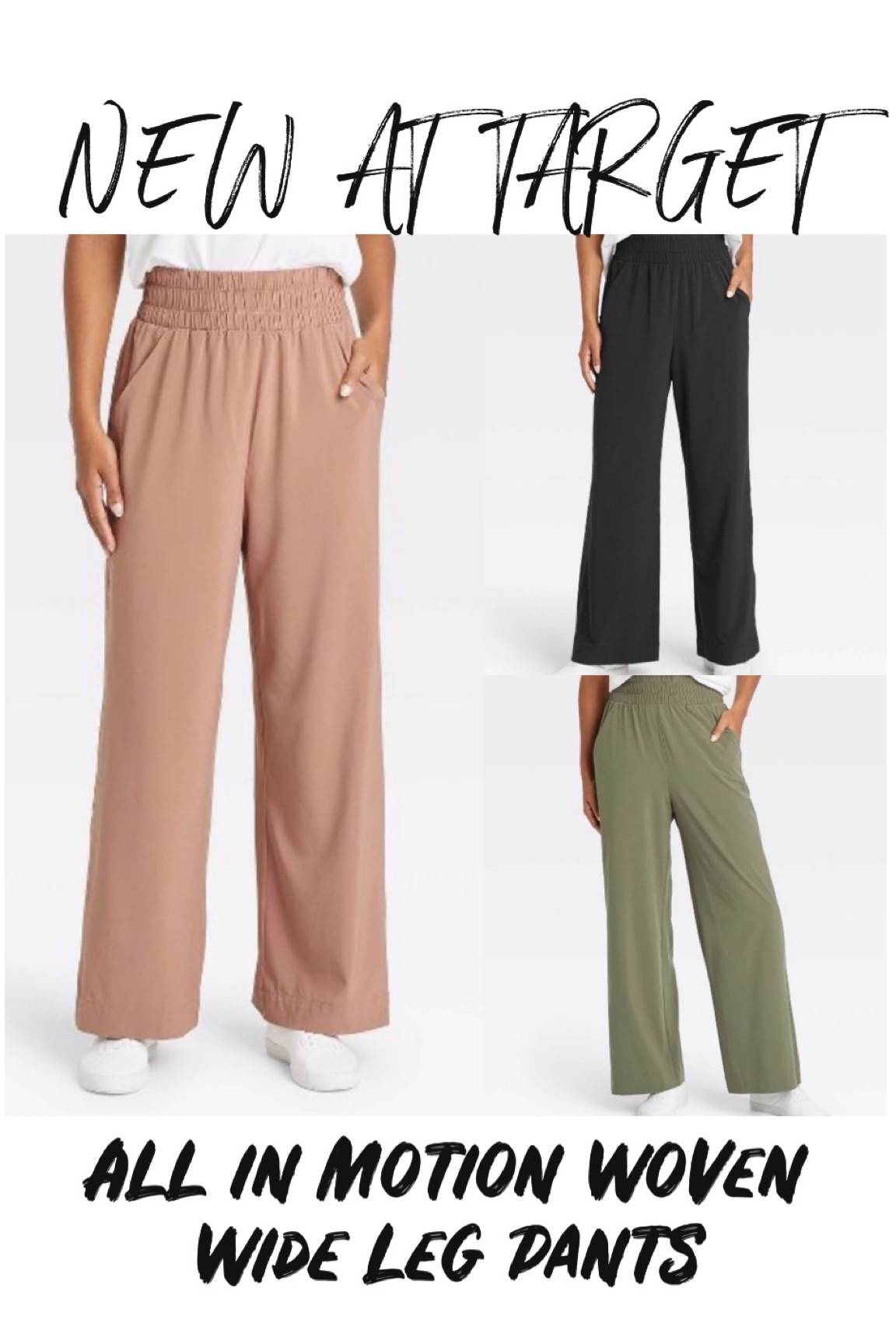 New at target woven wide leg pants by all in Motion 

#LTKfit #LTKunder50 #LTKstyletip