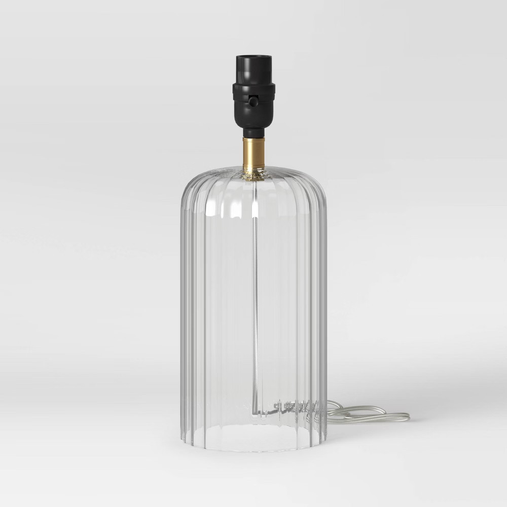Small Ribbed Glass LED Table Lamp Clear (Includes Energy Efficient Light Bulb) - Project 62 | Target