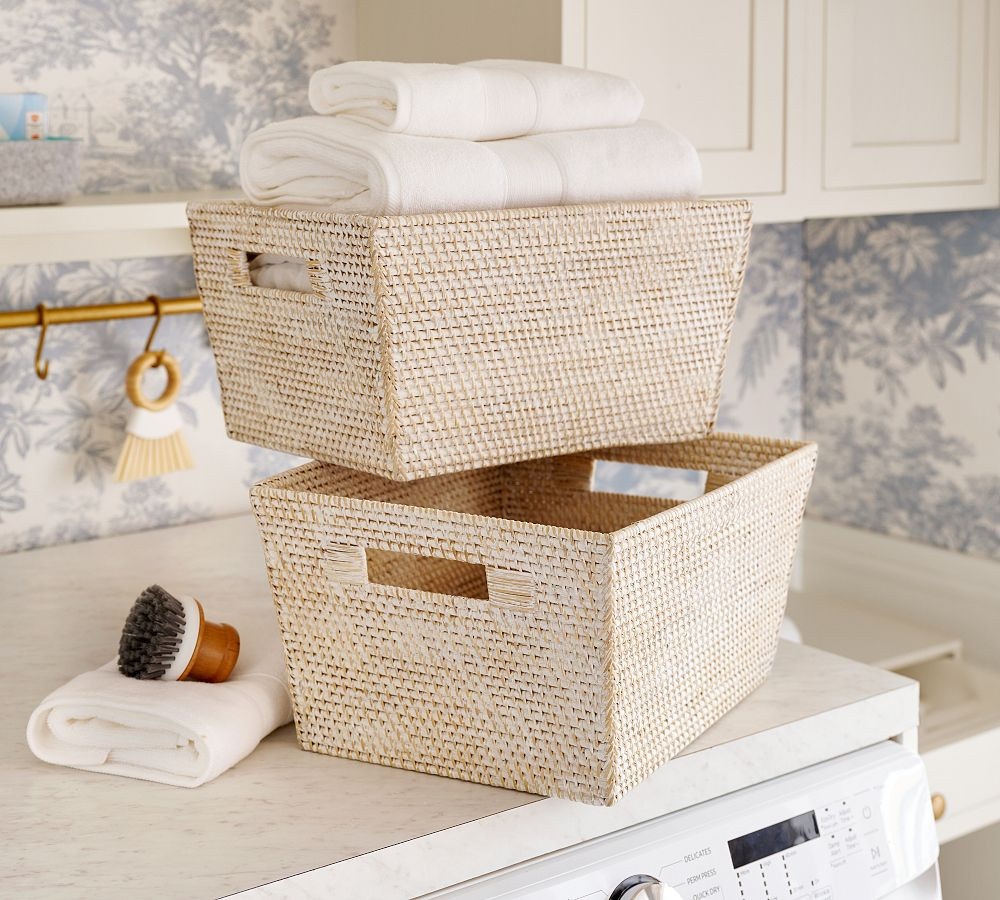 Tava Handwoven Utility Baskets | Pottery Barn (US)