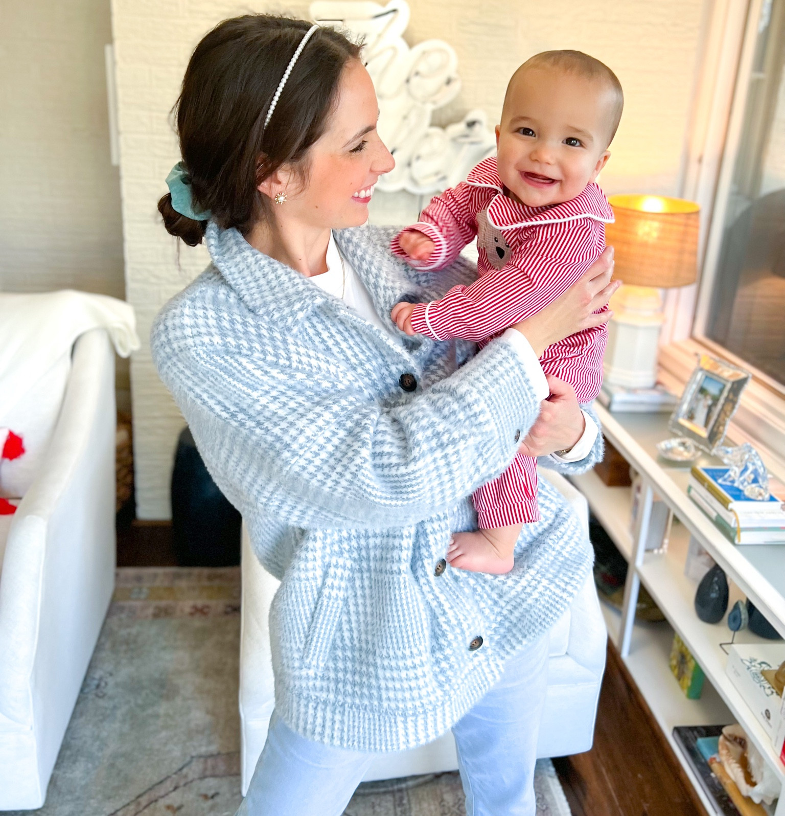 First shacket and I LOVE! 🤍

Been loving these pearl headbands to lift up the everyday bun I do so little man doesn’t pull my hair😝 

Can’t find this exact shacket but linked several similar options! A few on sale so would be great to snatch for the next cool season. 

The Paige Jeans are my go to jeans. Love the light wash, the cut- you will be so happy with them! True to size!

#LTKunder100 #LTKSale #LTKsalealert