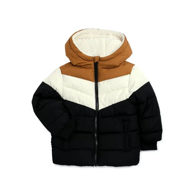 Swiss Tech Toddler Boys Puffer Jacket with Hood, Sizes 12M-5T | Walmart (US)