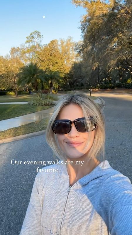 Every night we go on a walk with the boys. One of my favorite times of the day! 

walk l outdoor l sunglasses l zip up