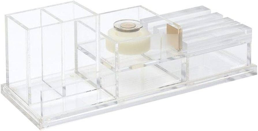 russell+hazel Acrylic Mini Solution Set, Clear and Gold-Toned Hardware, 12" x 14" x 4" | Amazon (US)