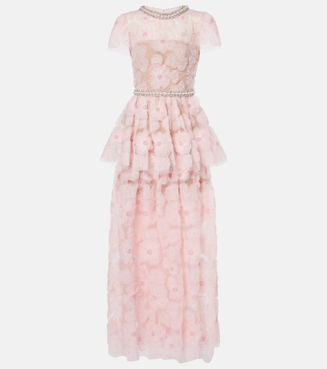 Embellished floral tulle gown | Mytheresa (US/CA)