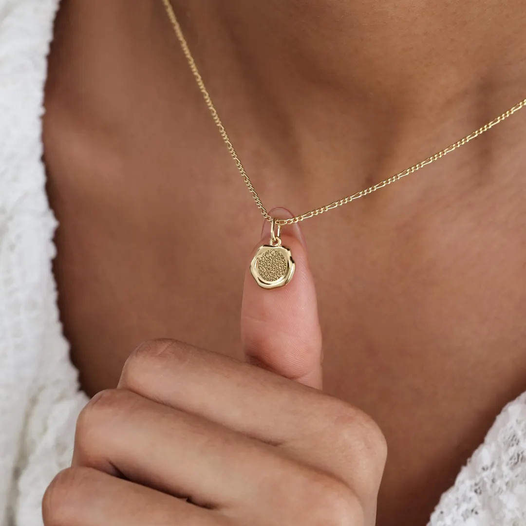 Detailed Pet Nose Print PETITE Necklace by Codeblue Jewelry | Dog Noses Mini Charm | Memorial Gif... | Etsy (US)