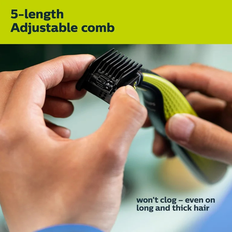 Philips Norelco Oneblade 360 Face Hybrid Electric Trimmer and Shaver, QP2724/70 | Walmart (US)