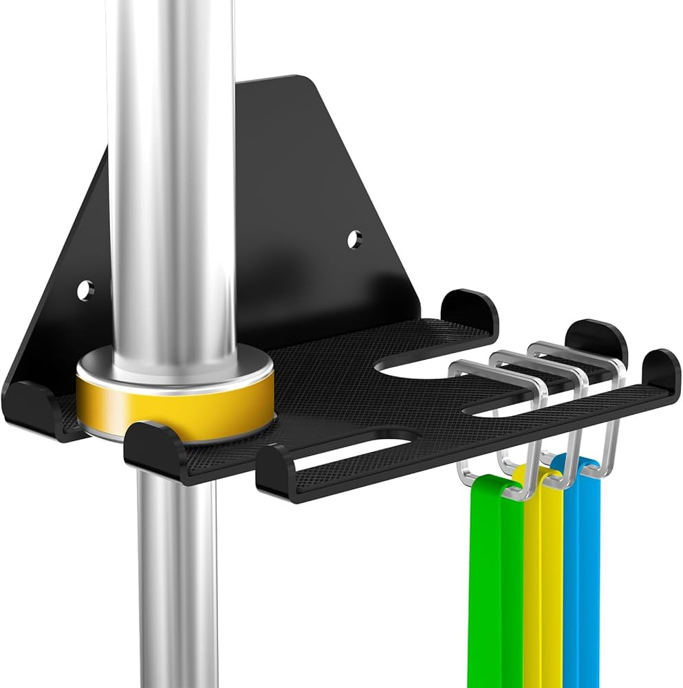 RCHYFEED Olympic Barbell Rack Stand, Vertical Barbell Holder, Home Gym Accessories Hanger, Wall M... | Amazon (US)