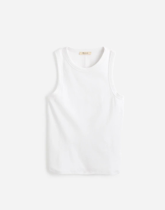 (Re)generative Cotton Ribbed Cutaway Tank | Madewell