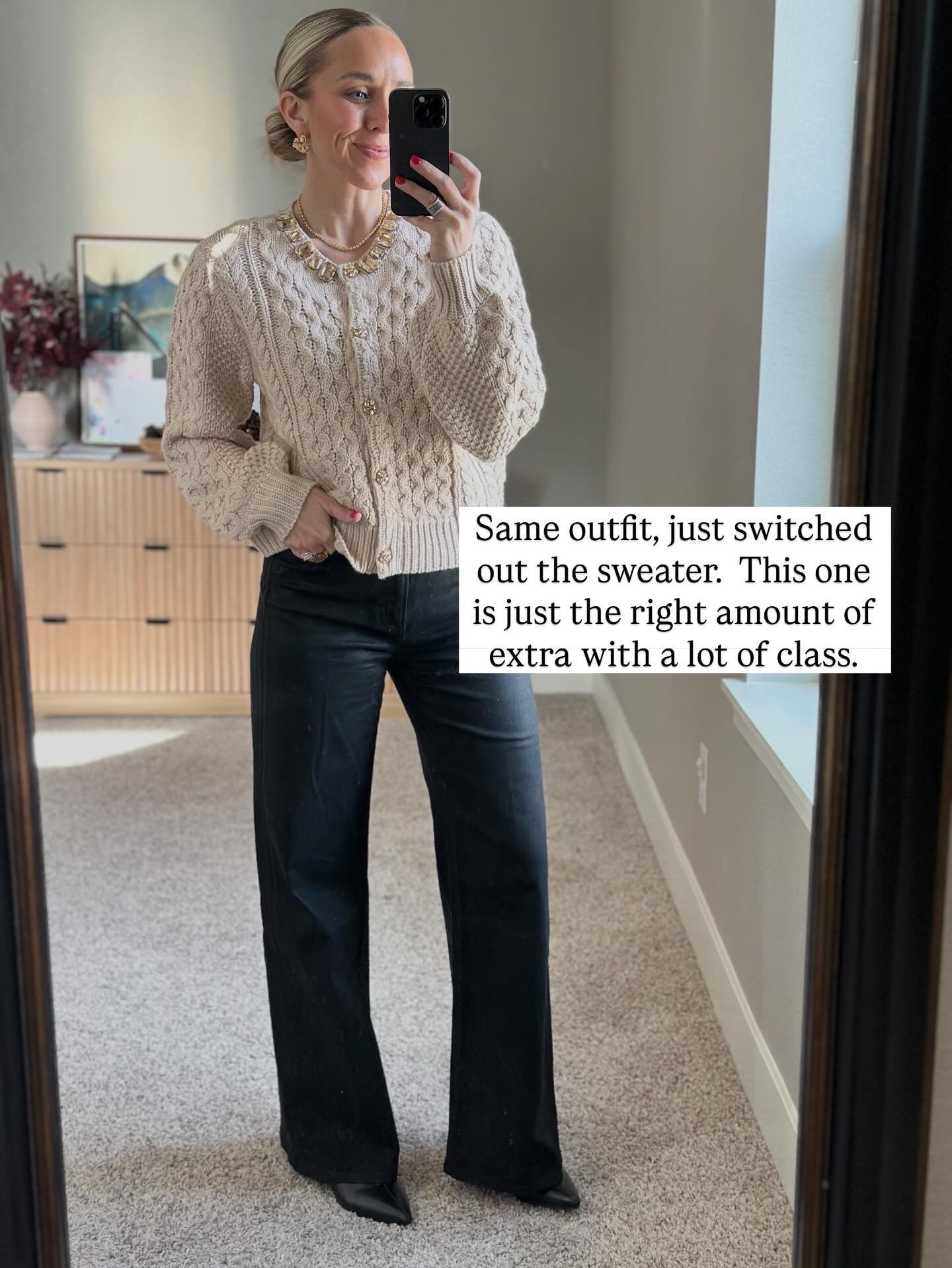 This one is just the right amount of extra with a lot of class. 

#LTKgrwm #LTKHoliday #LTKootd