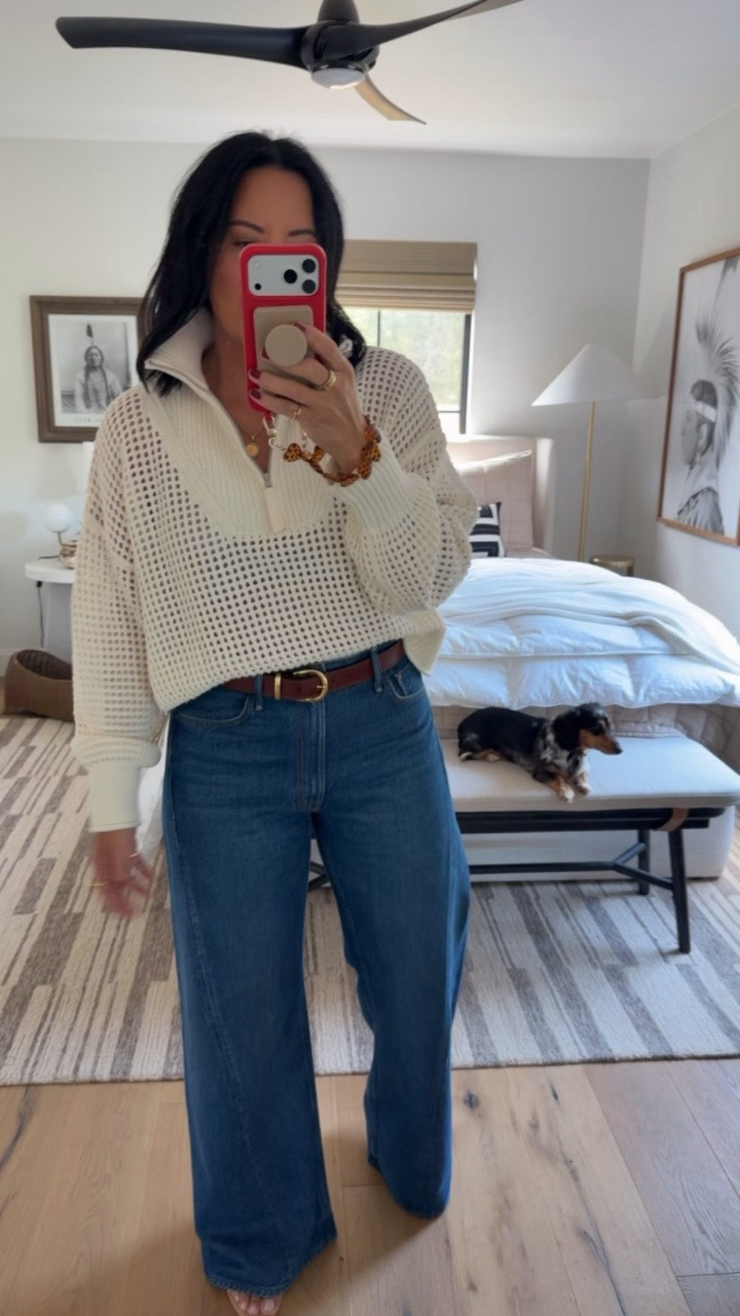 LOVE these jeans! They are a splurge but worth every penny! I’m a curvy size 8 and did a size 30 in them. Shoes fit tts (I’m a 9.5/10 and did a 9.5 in them). 

#LTKootd #LTKOver40