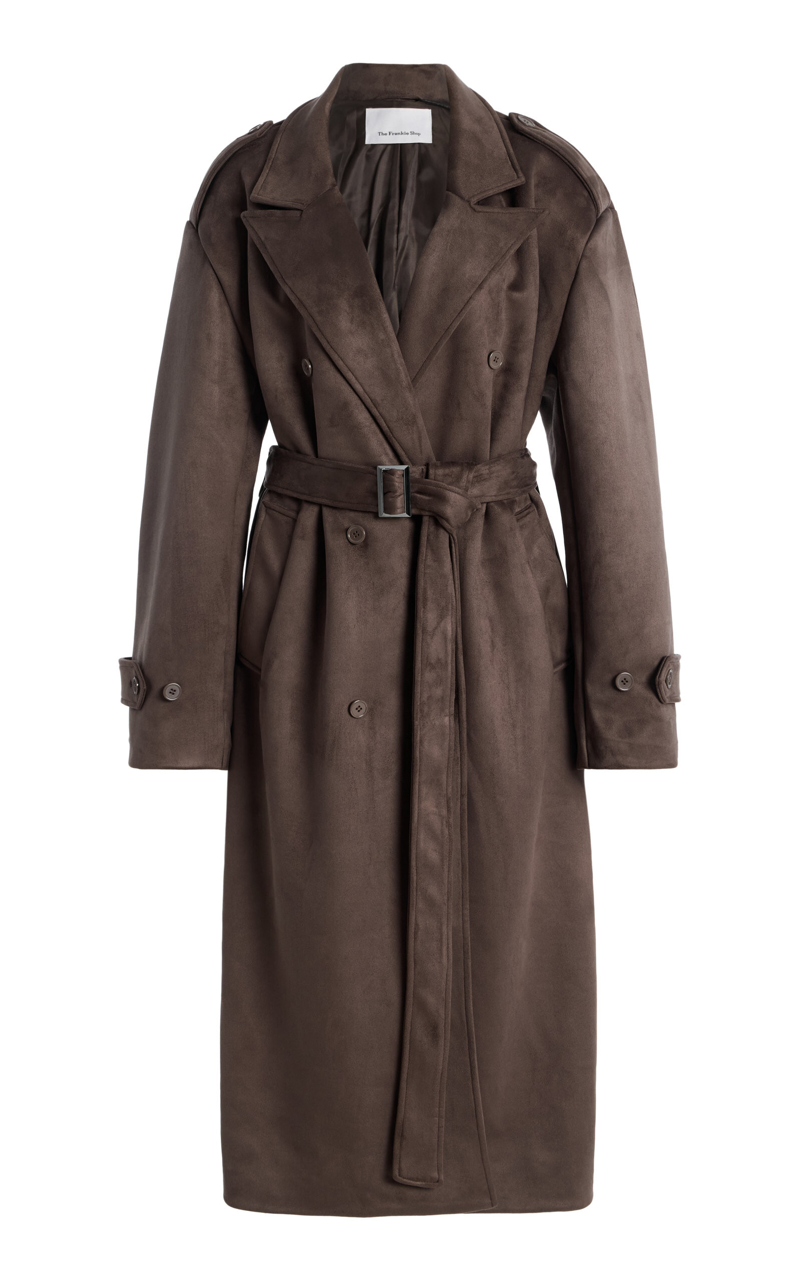 Pembroke Faux Suede Trench Coat | Moda Operandi (Global)