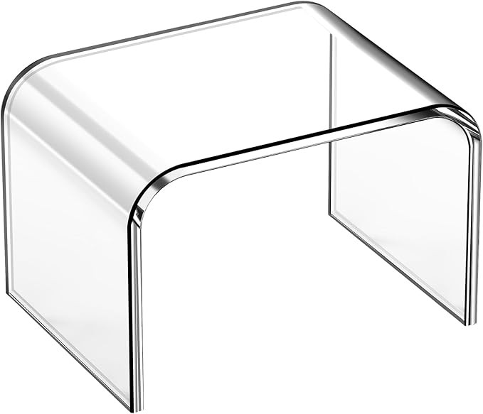 Kids' Step Stool Acrylic Stools Holds up to 250lbs Closet Step Stool for Kids and Adults Rounded ... | Amazon (US)