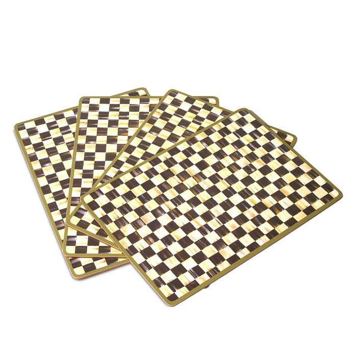 Courtly Check Cork-Back Placemats - Set of 4 | Bloomingdale's (US)