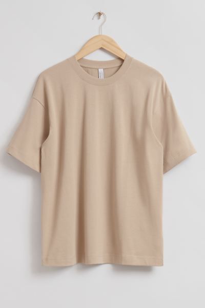 Oversized T-shirt van katoenjersey | H&M (DE, AT, CH, NL, FI)