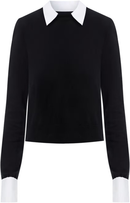 L'AGENCE April Poplin Collar Pullover  | Bloomingdale's Women | Bloomingdale's (US)