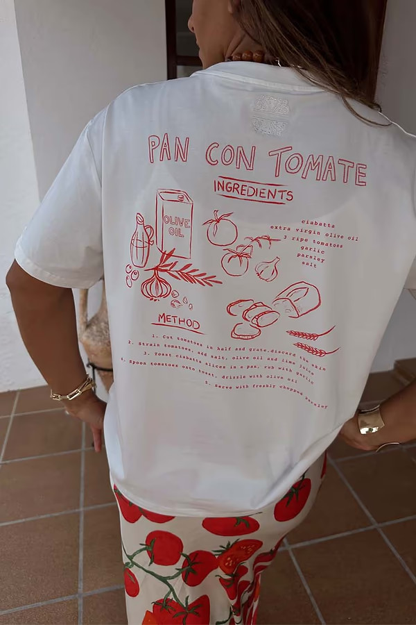Pan Con Tomate T Shirt | Never Fully Dressed (UK & IE)