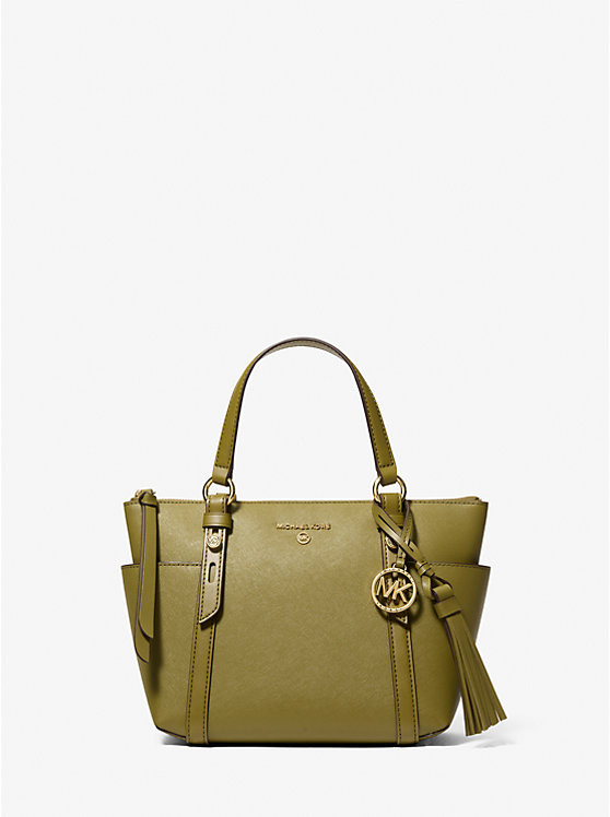 Sullivan Small Saffiano Leather Top-Zip Tote Bag | Michael Kors US