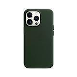 Apple iPhone 13 Pro Leather Case with MagSafe - Sequoia Green | Amazon (US)