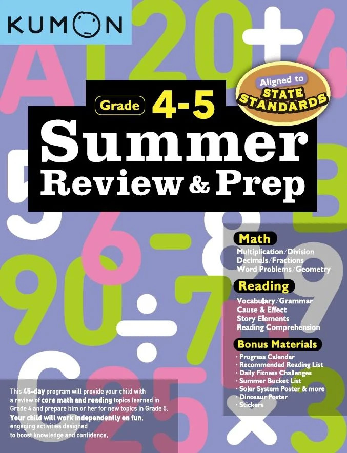 Kumon Summer Review & Prep 4-5 | Barnes & Noble