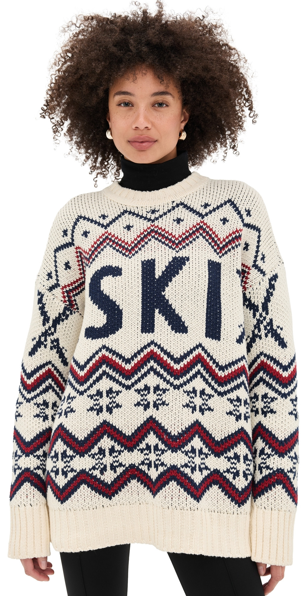 Show Me Your Mumu Ski In Sweater Cream Ski Knit L | Shopbop