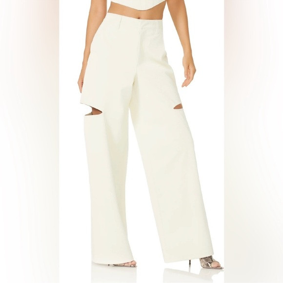 AFRM Kimmie Pants in Matte White | Poshmark