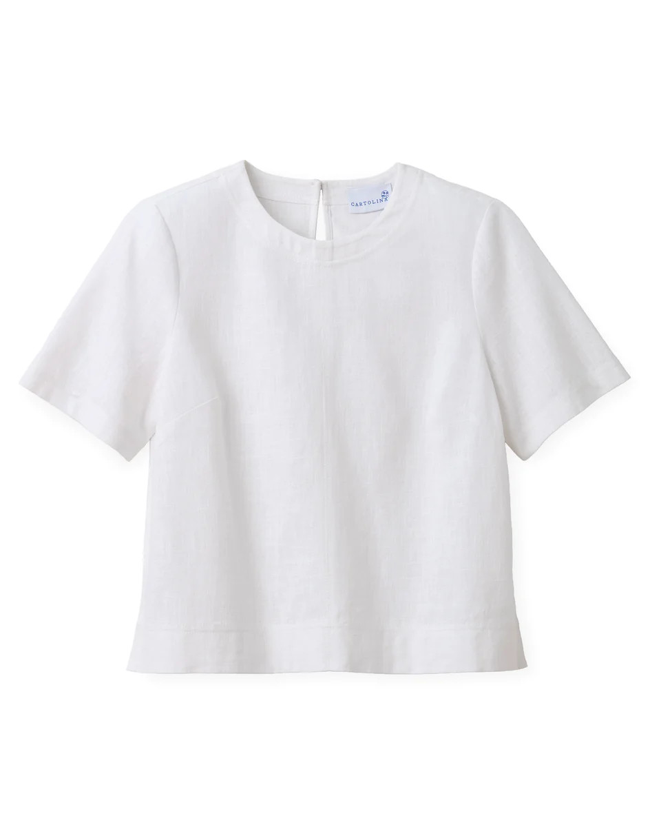 SU26 Chloe Top-Bright White | Cartolina