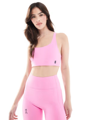 ON Studio sports bra in pink | ASOS | ASOS (Global)