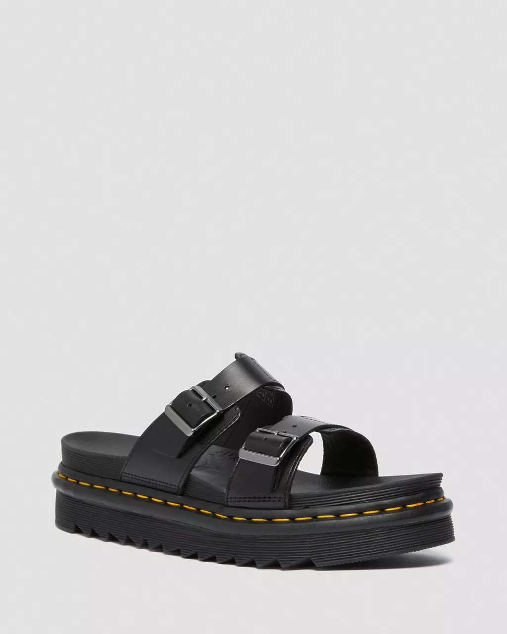 Myles Brando Leather Buckle Slide Sandals | Dr. Martens | Dr. Martens