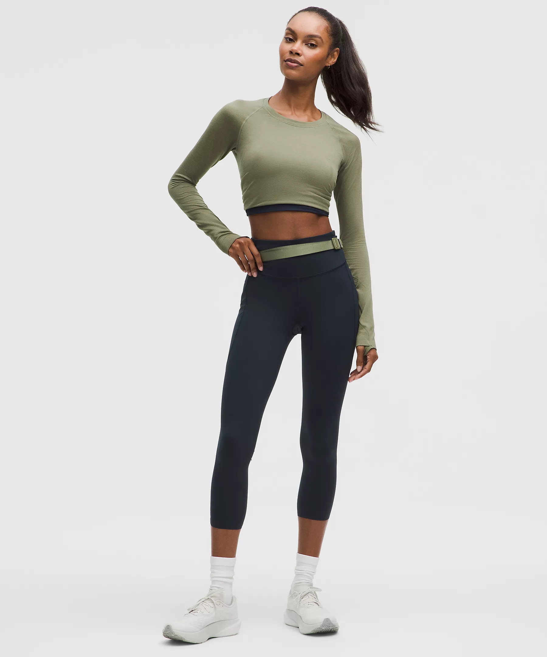Fast and Free High-Rise Crop 23" Pockets *Updated | Women's Leggings/Tights | lululemon | Lululemon (US)
