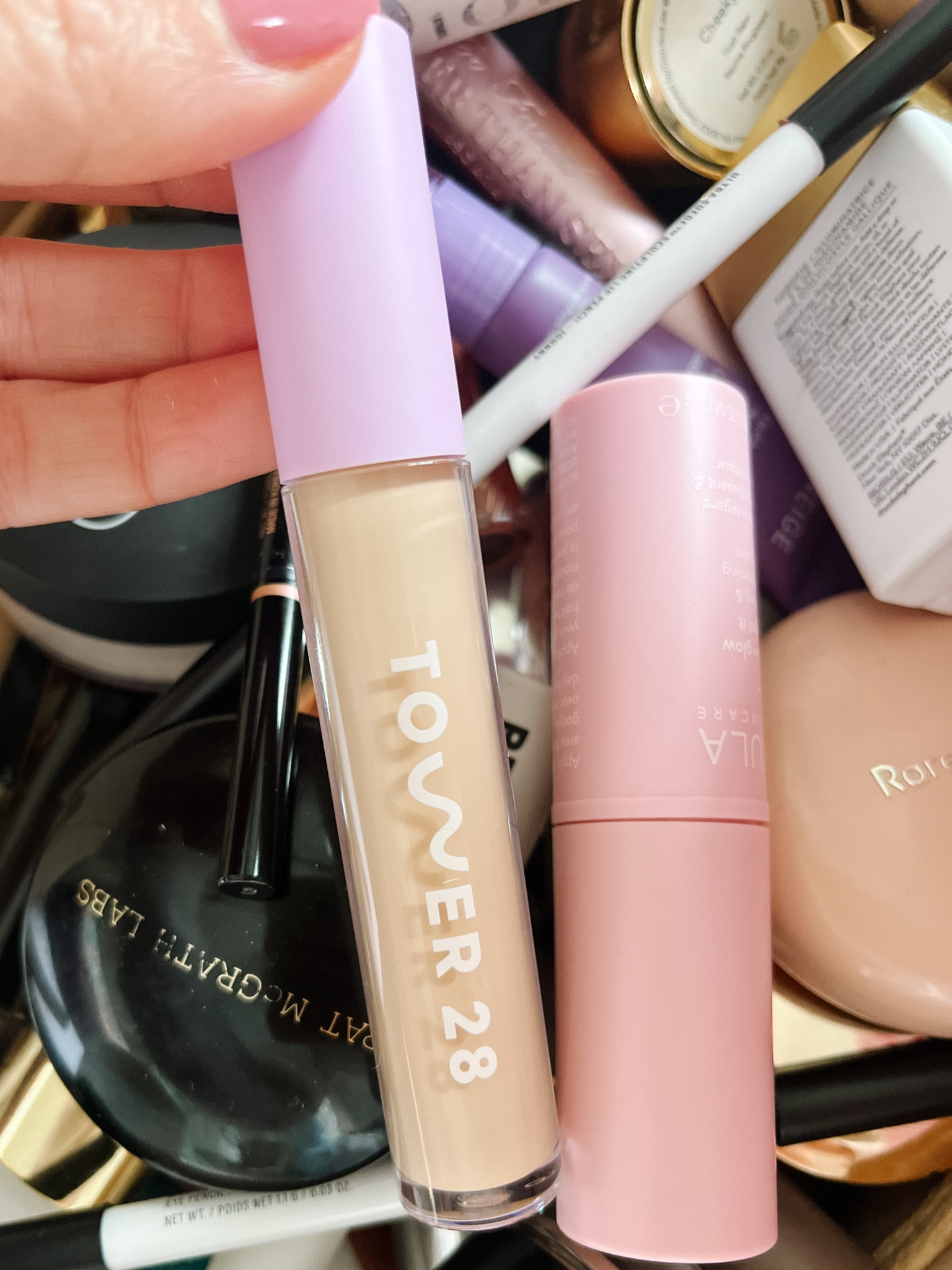 New purchase! Loving this Tower 28 Beauty Swipe All-Over Hydrating Serum Concealer! It’s hydrating, lightweight, but with good coverage. It’s not thick, sticky or hard to blend out. This feels more like a serum consistency and has medium-buildable coverage and does great with dark circles, redness and even blemishes. Today I started with it under my eyes and then actually wore it on my entire face almost as concealer. Blown away by this product and the $22 price point. I’m in color 6.0 IE - medium with light neutral undertones (I don’t like super bright under my eyes anymore - I prefer more of my actual skin tone!)

#LTKover40 #LTKbeauty #LTKfindsunder50
