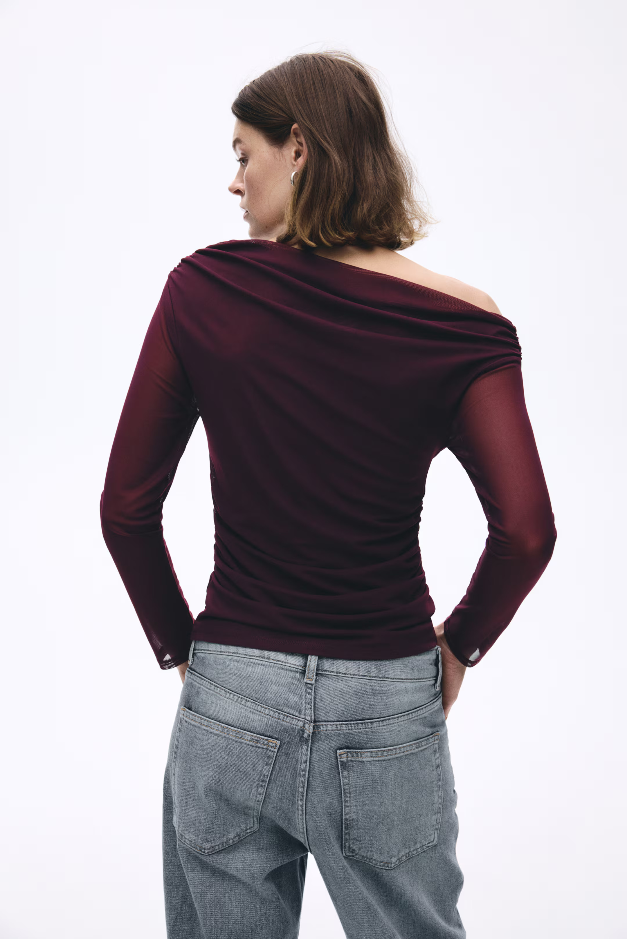 One-shoulder mesh top | H&M (US + CA)
