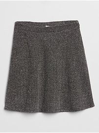 Fit and Flare Tweed Skirt | Gap Factory