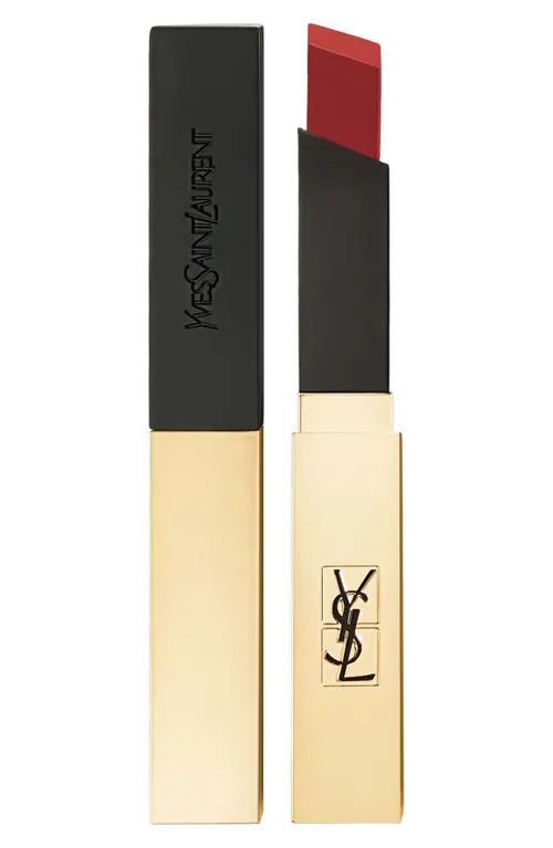 Yves Saint Laurent Rouge Pur Couture The Slim Matte Lipstick in 23 Mystery Red at Nordstrom | Nordstrom