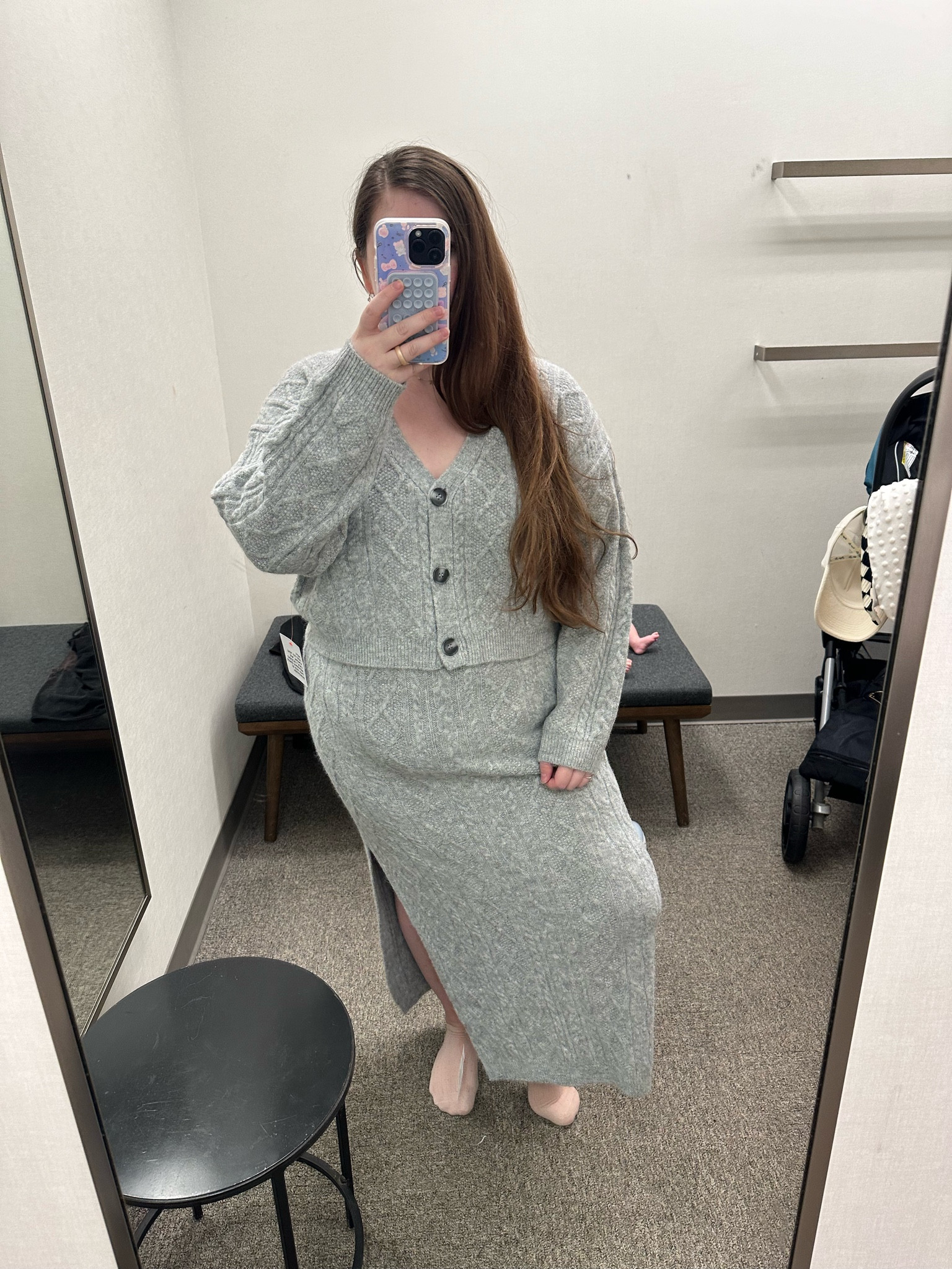 Top shop two piece set
Top large
Bottom xl 

#LTKxNSale #LTKMidsize #LTKStyleTip