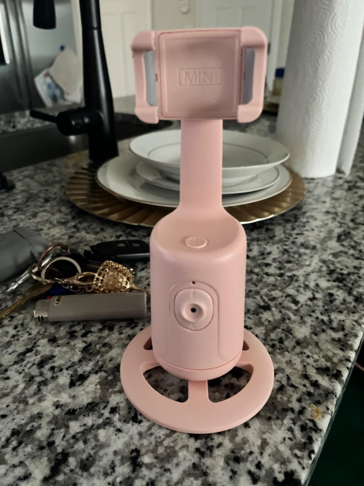 Auto Tracking Phone Holder, Auto Face Tracking Tripod, Portable All-in-one Smart Selfie Stick 360... | Amazon (US)