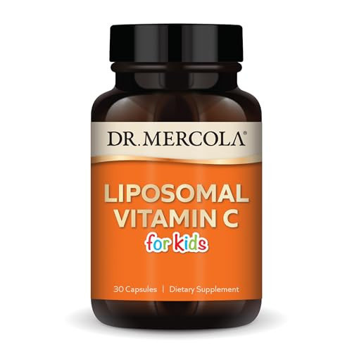 Dr. Mercola Liposomal Vitamin C for Kids, 30 Servings (30 Capsules), Dietary Supplement, Antioxidant Support, Non-GMO | Amazon (US)
