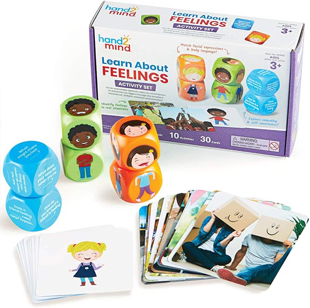 hand2mind Learn About Feelings Set, Social Skills Games for Kids, Social Emotional Learning Activ... | Amazon (US)