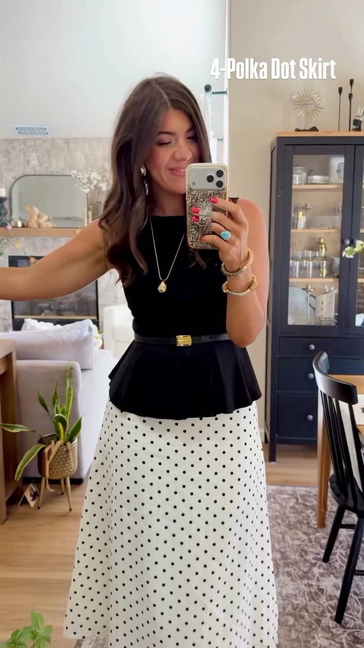 4-Polka Dot Skirt
