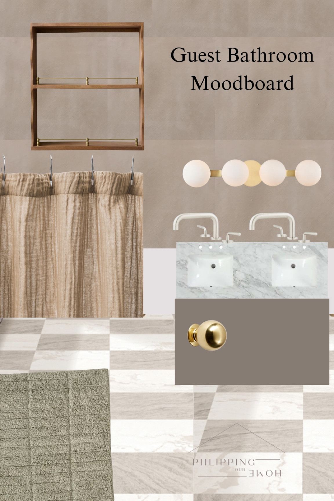 Guest bathroom moodboard 

#LTKHome