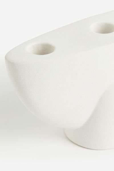 Large Stoneware Candelabra | H&M (US + CA)