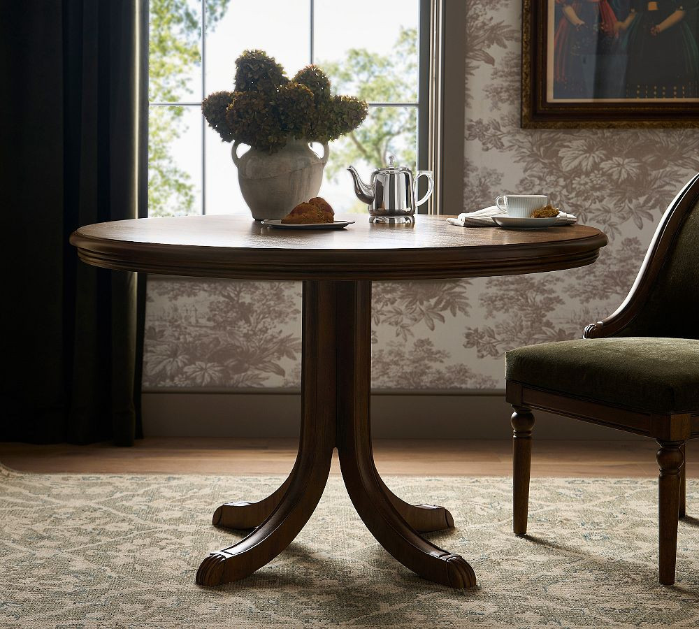 Chris Loves Julia Round Dining Table (48") | Pottery Barn (US)