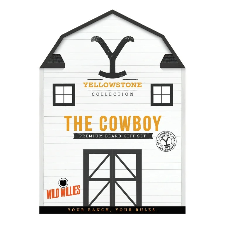 Wild Willies Yellowstone Collection The Cowboy Premium Beard Gift Set, New | Walmart (US)