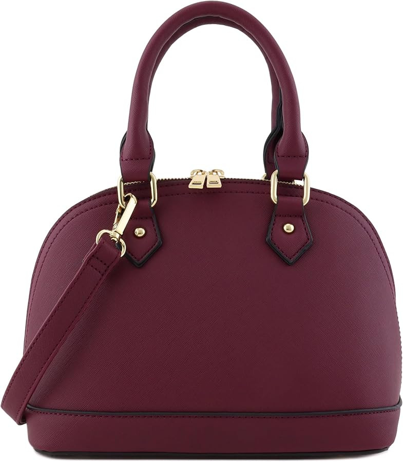 Zip-Around Saffiano Classic Dome Satchel | Amazon (US)