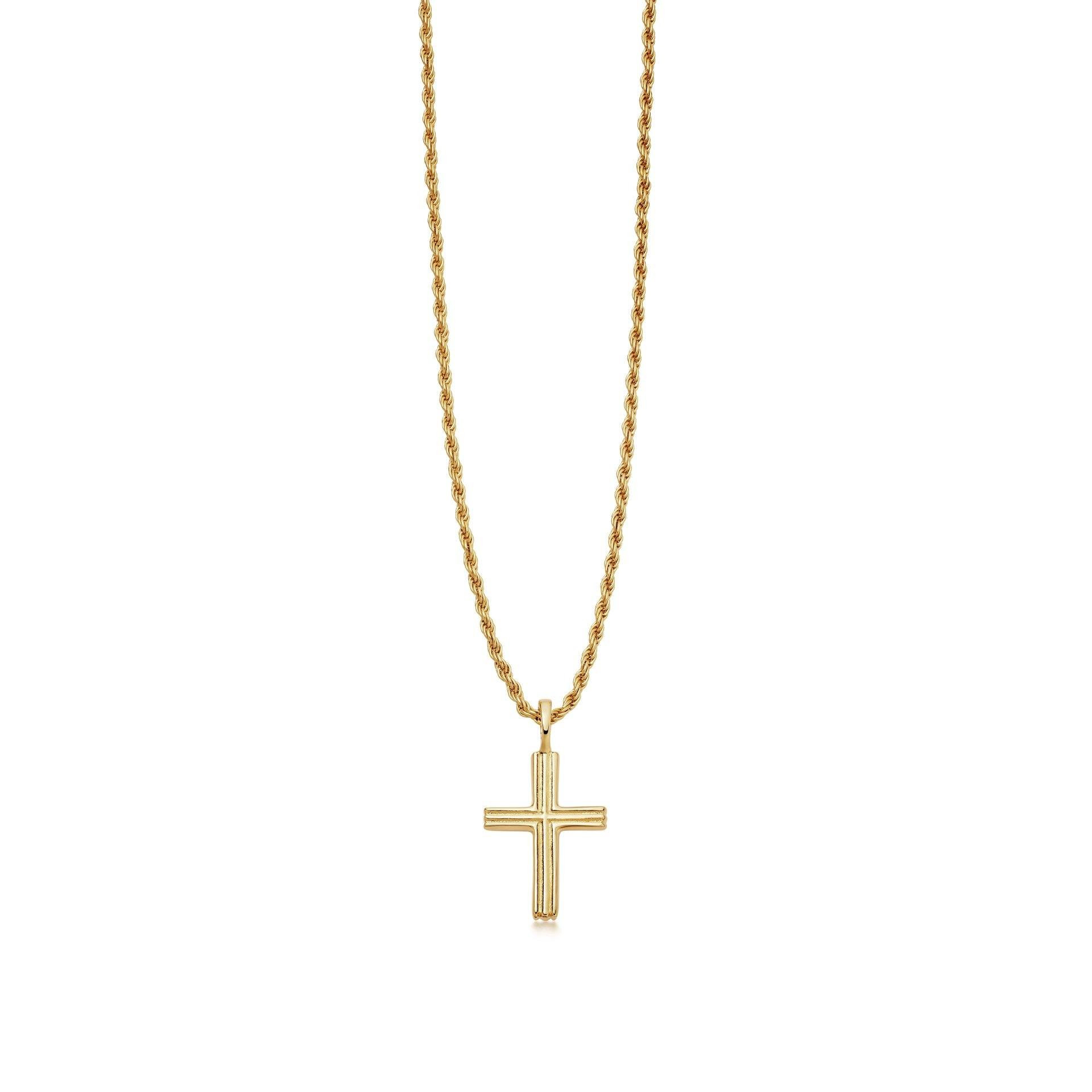Lucy Williams Gold Classic Cross Necklace | Missoma