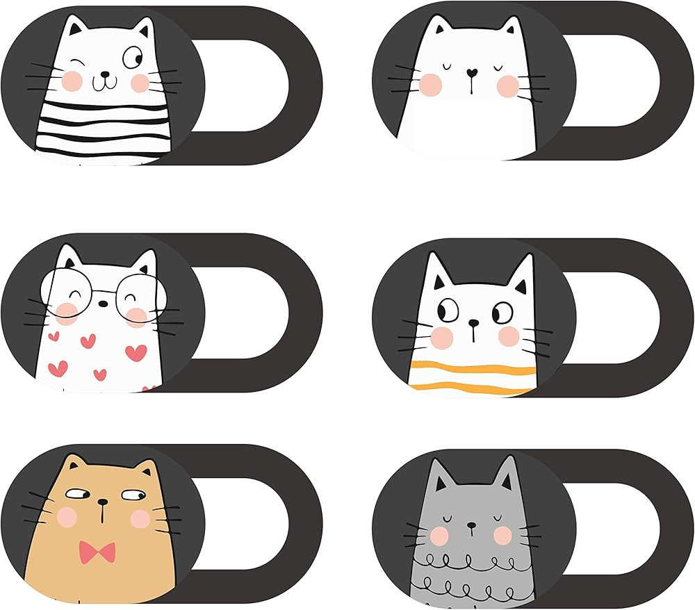 MESMOS Webcam Cover Slide, Cat Lovers Gifts for Women, Cat Gifts for Cat Lovers, Cat Lover Gifts,... | Amazon (US)